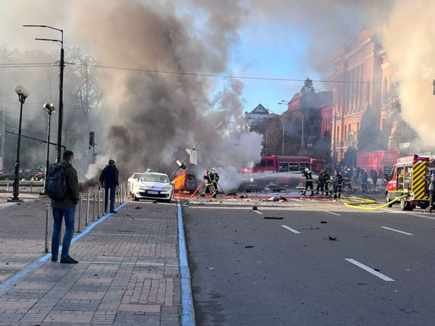 Napadnut Kijev - odjeknulo nekoliko eksplozija