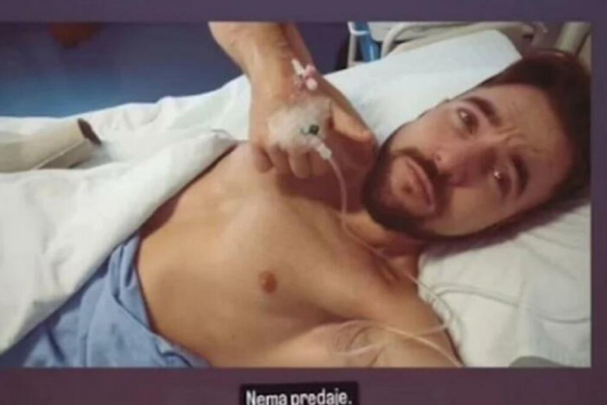 Mladi srpski glumac završio u bolnici i poručio: Nema predaje!