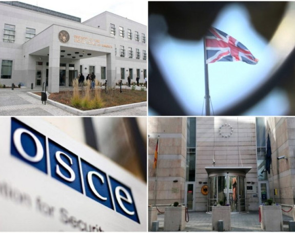 Ambasade SAD i V. Britanije, OEBS i EU podržali CIK