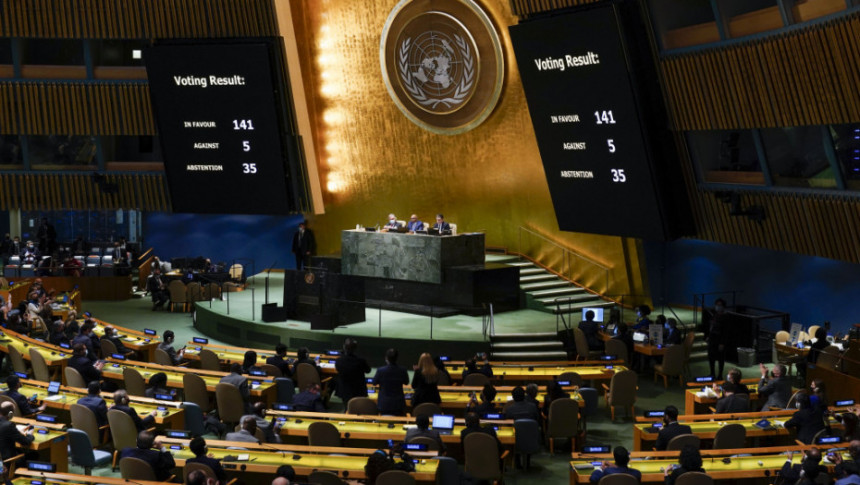 UN: Osuda ruske aneksije ukrajinskih regija