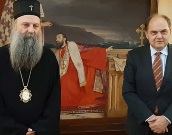Кристијан Шмит  у посјети Патријаршији у Београду
