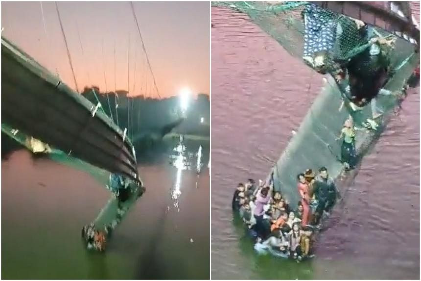 Срушио се висећи мост у Индији, погинуло 60 људи