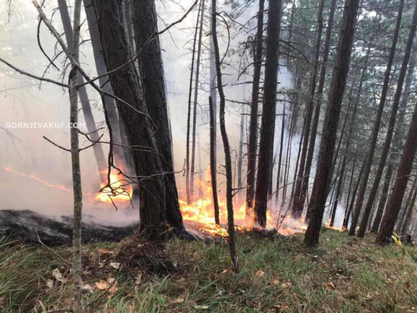 Veliki požar kod Gornjeg Vakufa: “Situacija alarmantna”