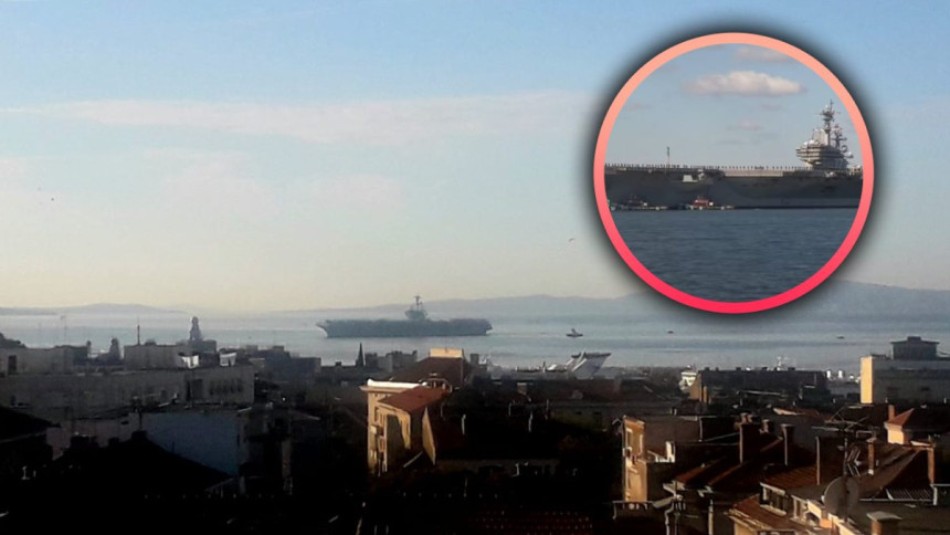 Najveći američki nosač aviona uplovio u Split