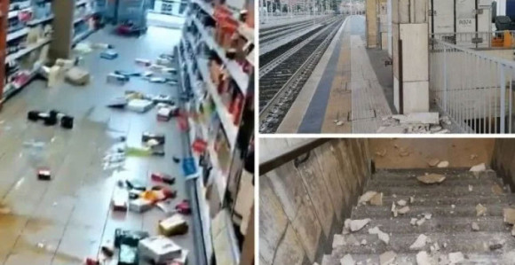 Objavljeni snimci jakog zemljotresa u Italiji (VIDEO)