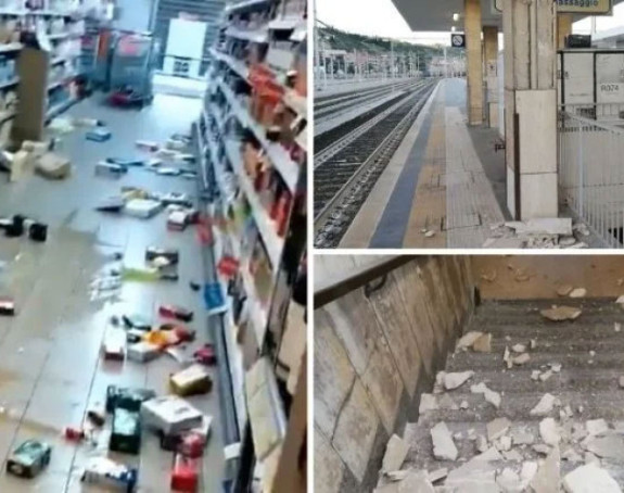 Objavljeni snimci jakog zemljotresa u Italiji (VIDEO)
