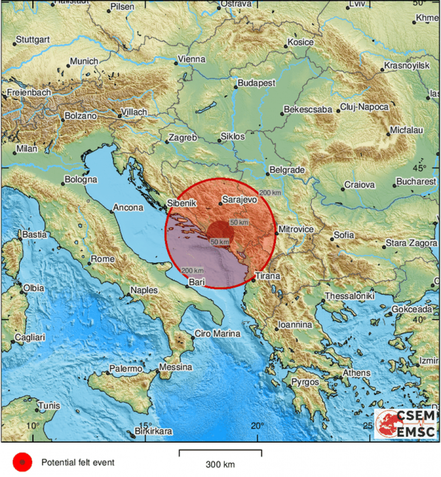 Zemljotres u Trebinju