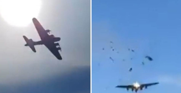 Sudar aviona na aero-mitingu, dvije osobe poginule