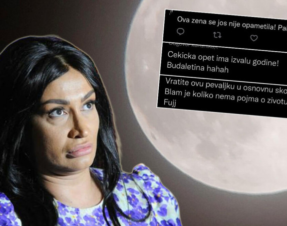 Nova teorija Andreane Čekić: Mesec je projekcija!