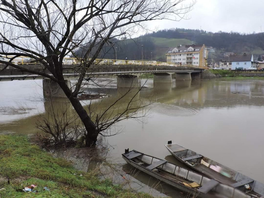 U porastu vodostaj rijeke Sane u Prijedoru