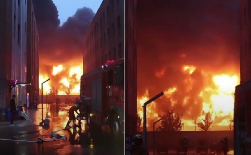У пожару у фабрици најмање 36 особа погинуло (ВИДЕО)