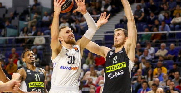 Košarkaši Partizana poraženi večeras od Reala