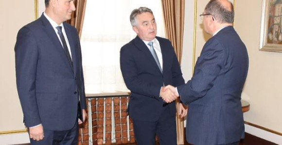 Komšić i Bećirović ugostili Šmita bez Cvijanovićeve