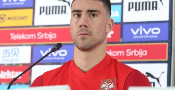 Vlahović: Igraću i sa jednom nogom za Srbiju, ako treba