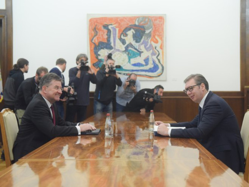 Sastanak Aleksandra Vučića i Miroslava Lajčaka u Beogradu