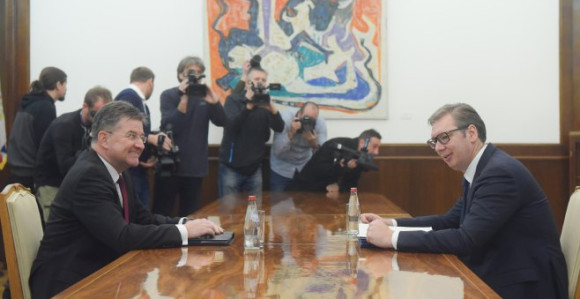 Sastanak Aleksandra Vučića i Miroslava Lajčaka u Beogradu