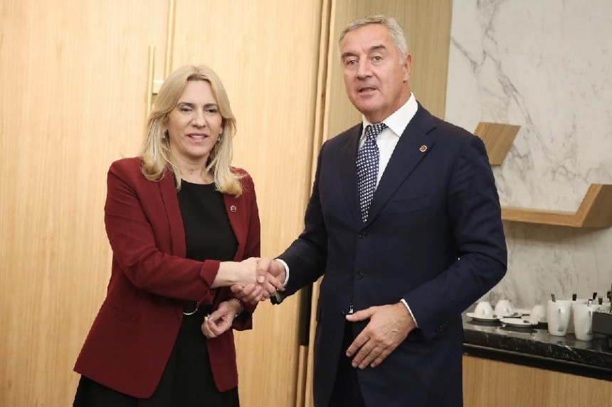 Cvijanovićeva i Đukanović u Tirani o saradnji