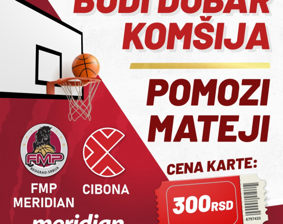 FMP i Meridian: Budi dobar komšija - Pomozi Mateji!
