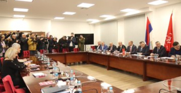 Dodik sa Čovićem: SNSD podržava Borjanu Krišto