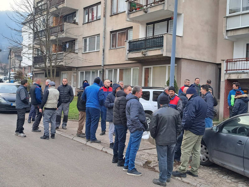 Štrajk upozorenja radnika fočanskog vodovoda "Izvor"