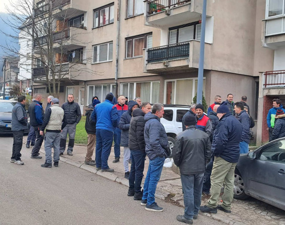 Штрајк упозорења радника фочанског водовода "Извор"