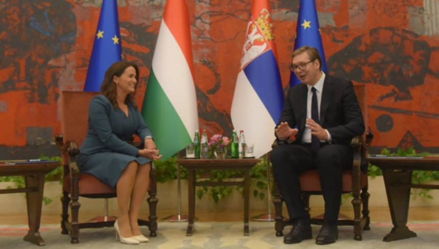 Vučić se sastao sa predsjednicom Katalin Novak