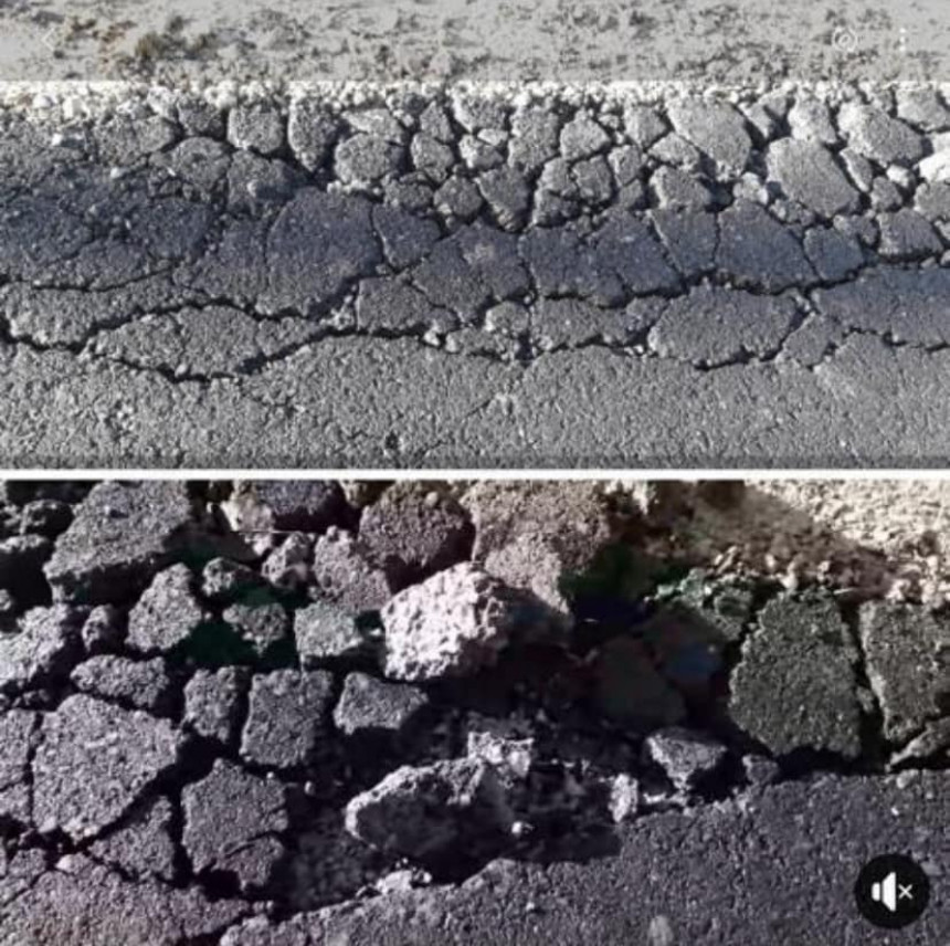 Ево како изгледају сузе СНСД-овог асфалта у Бијељини
