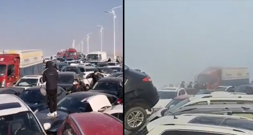 Lančani sudar zbog magle, oko 200 vozila slupano
