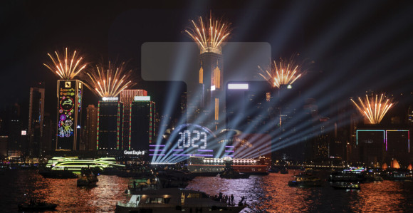 Dočekana Nova godina na ulicama Hong Konga