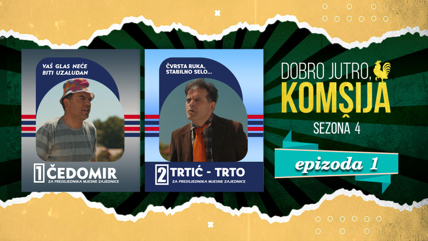 NOVA SEZONA: "Dobro jutro, komšija" večeras od 20:15h