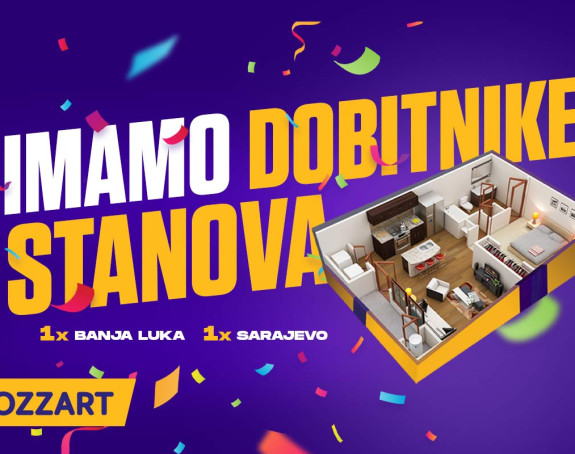 Odigraš tiket i dobiješ nov stan?! To može samo u Mozzartu, a evo ko su dobitnici stanova u Banjaluci i Sarajevu (VIDEO)