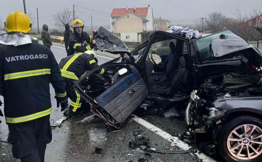 Teška nesreća kod Mostara: Četiri osobe povrijeđene