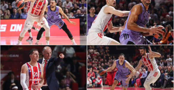 Košarkaši Zvezde poraženi od Reala u Beogradu