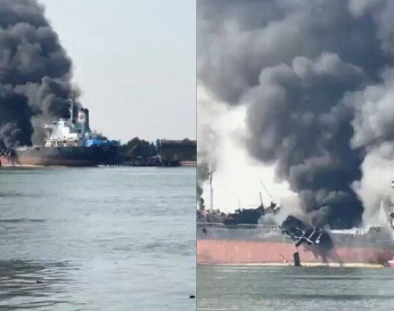 Zapalio se naftni tanker, jedna osoba poginula (VIDEO)