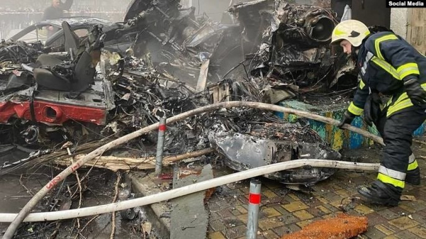 Kijev: Srušio se helikopter kod vrtića, 16 žrtava