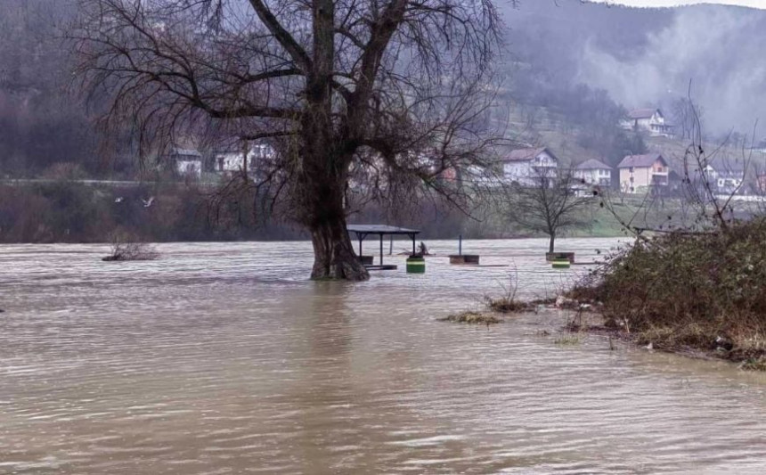 Vodostaj Drine porastao za 183 centimetara