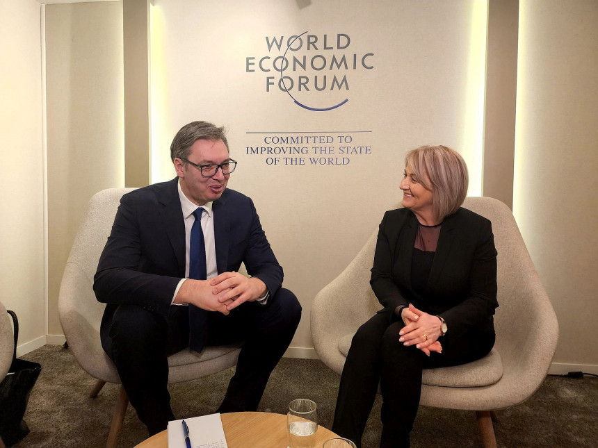 Evo o čemu su razgovarali Vučić i Krišto u Davosu