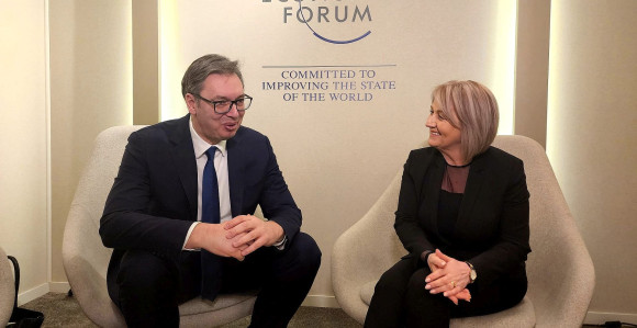 Evo o čemu su razgovarali Vučić i Krišto u Davosu