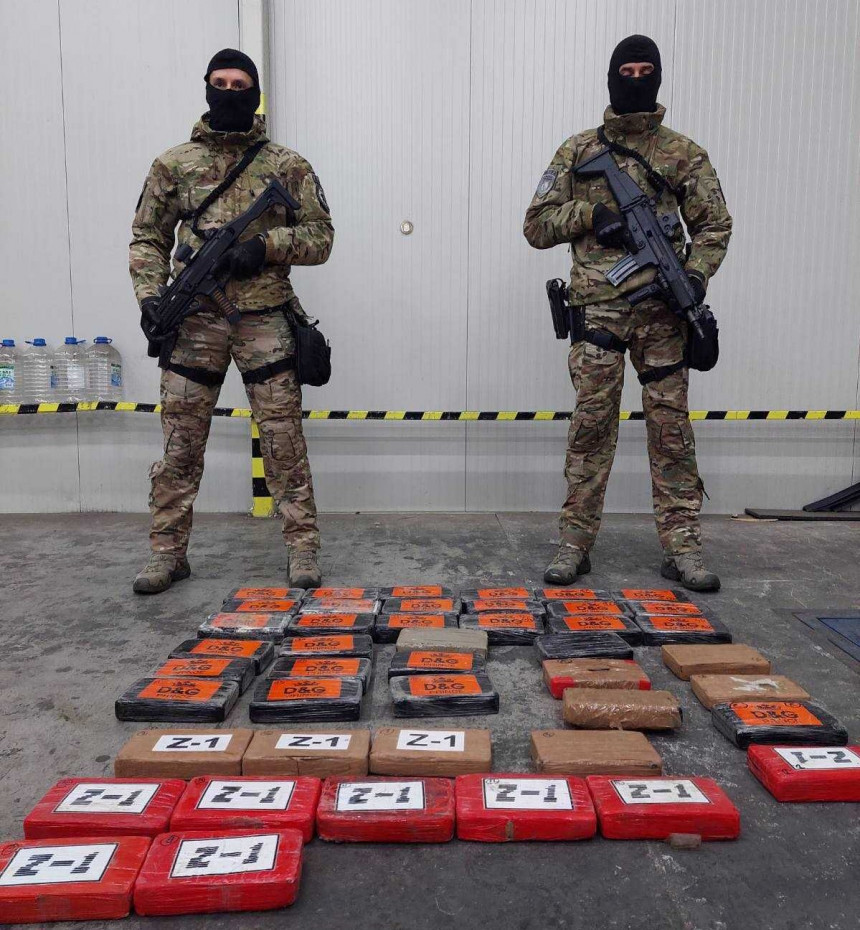 Akcija "Kruna": SIPA oduzela 52 kg kokaina