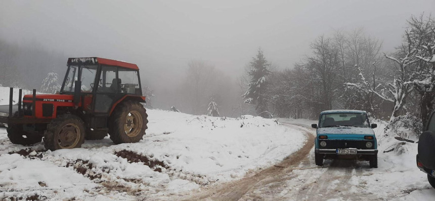 Tokom dana slabe padavine na planinama