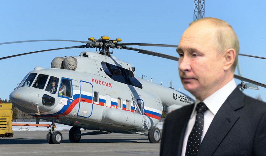 Пао хеликоптер који служи за превоз Путина