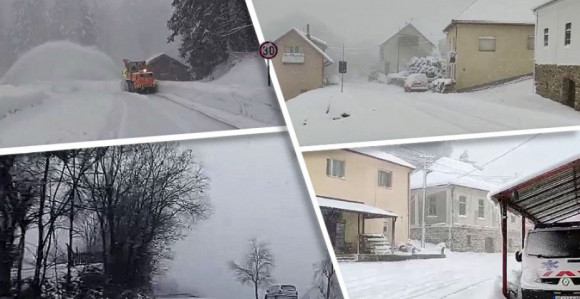 Olujni vjetar, mećava i snijeg u većem dijelu Srbije