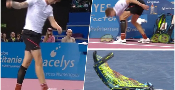 Publika u čudu, teniser polomio tri reketa za 20 sekundi