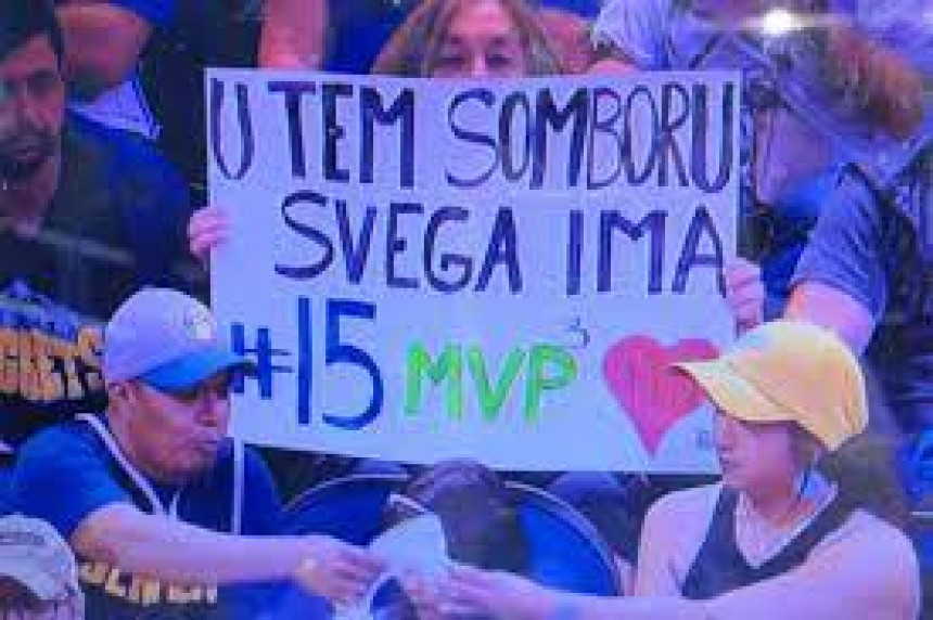 Navijači istakli natpis Jokiću: U tem Somboru...