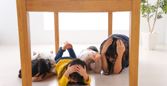 U slučaju potresa ne paničite i ostanite pribrani