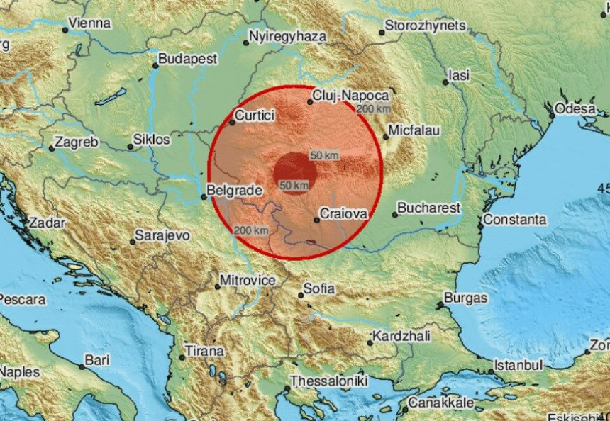 Rumunija: Tokom noći zabilježeno 13 zemljotresa