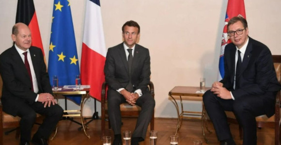 Vučić se u Minhenu sastao sa Makronom i Olafom Šolcom
