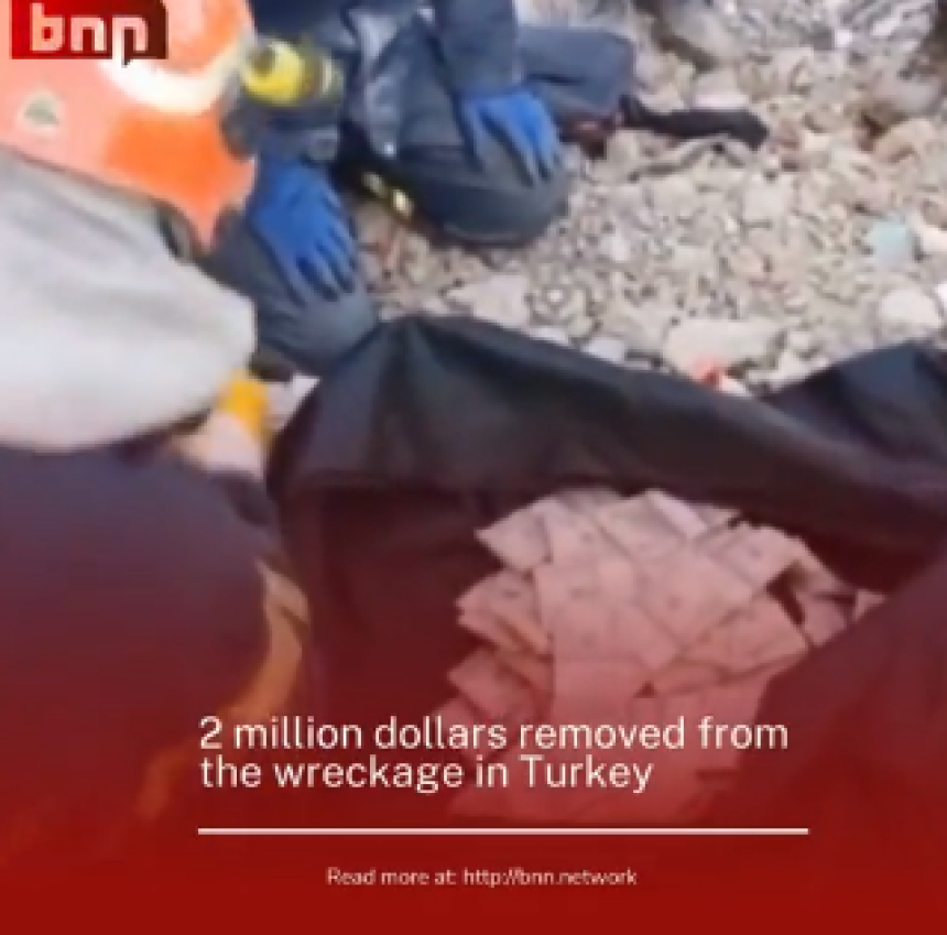 Spasioci pronašli dva miliona dolara ispod ruševina