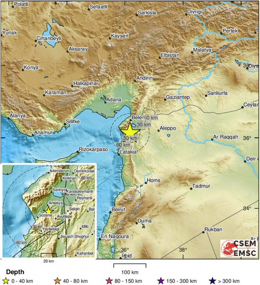 Снажан земљотрес јачине 6,3 степена погодио Турску