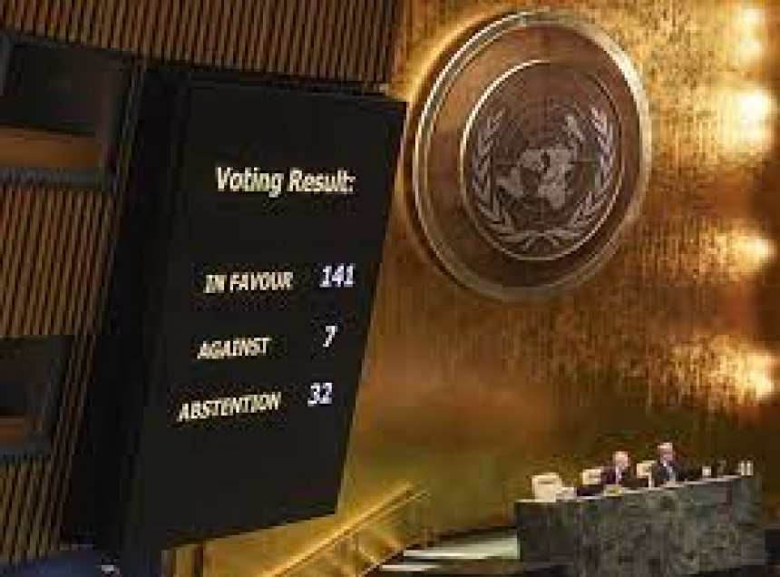 UN rezolucijom poziva Rusiju da se povuče iz UKR